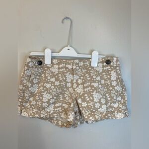 GAP‎ Tan Floral Women's Bermudas shorts